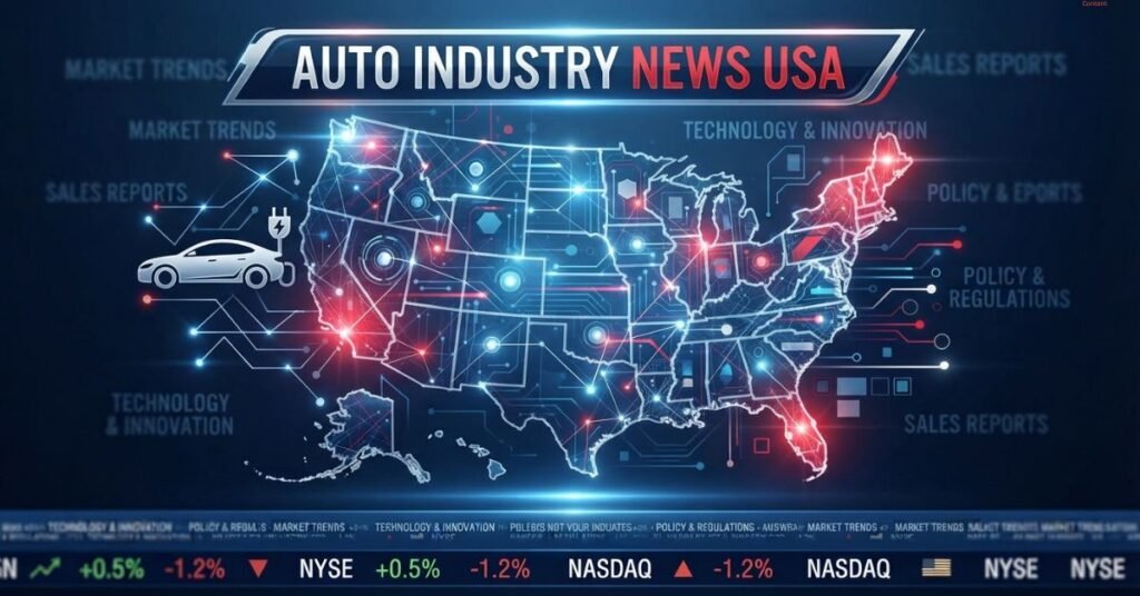 Auto industry news USA
