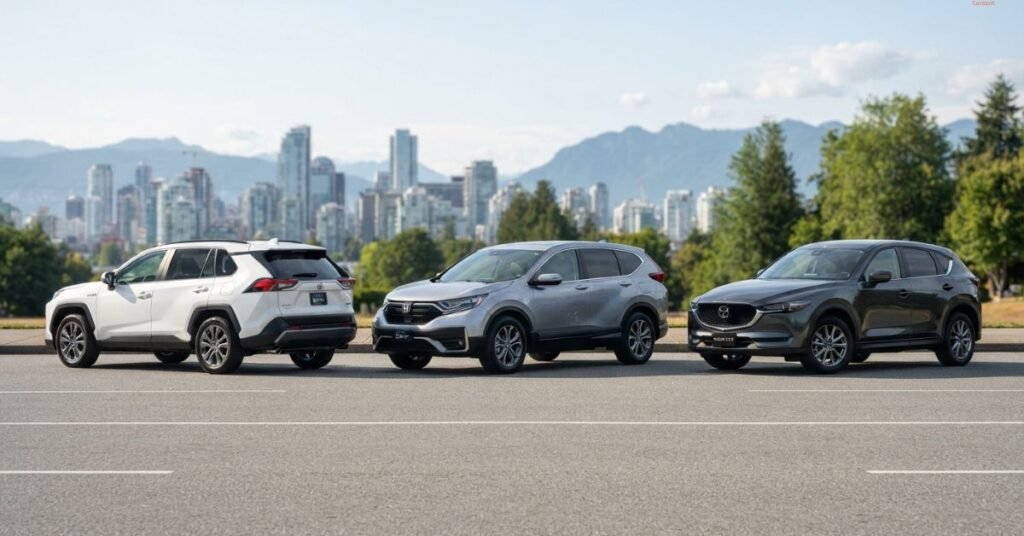 Comparing RAV4 vs. Honda CR-V vs. Mazda CX-5