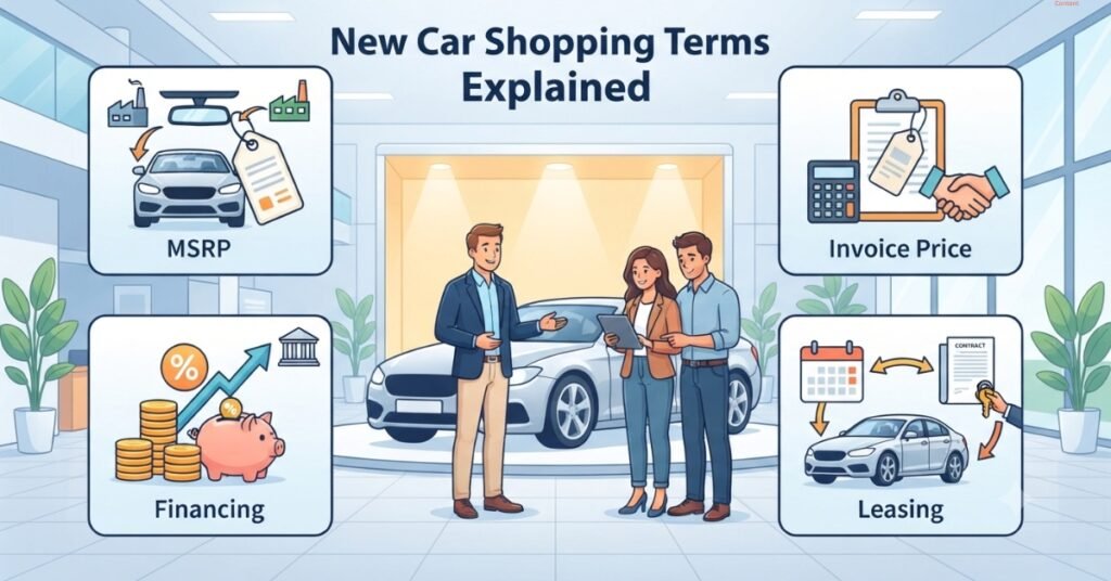 New Car Shopping Terms Explained
