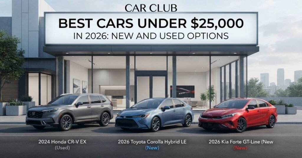 Best Cars Under $25,000