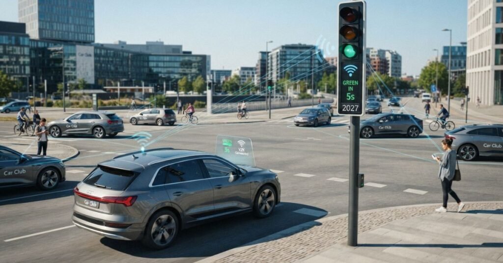 V2X Communication How Cars Will Talk to Traffic Lights in 2027